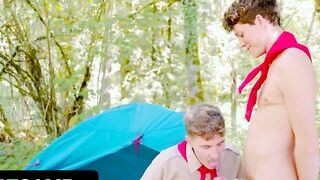 Boys At Camp - Scout Boy Seduces Scout Master By Showing Him His Throbbing Hard Shaft