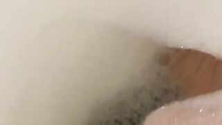 My penis is so hard inside bath tub-hot tub!!