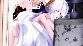 【SEX-MMD】Teachers - Toilet ORGY【R-18】