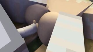 Hentai Minecraft animation boned by monster