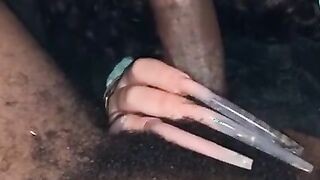 Ms. Magic deep throat gigantic ebony penis