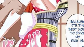 one PIECE - VIVI , NAMI HAVING FUN (UNCENSORED) ANAL / DOUBLE PENETRATION