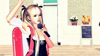 【MMD】(School uniform) Summer Mari-chan (Realistic celeb) 【R-18】