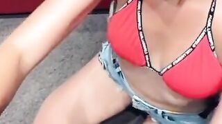 Public Sex in Shop - babe Dark Hair gets Facial in Fitting Room! / Kisscat.xyz