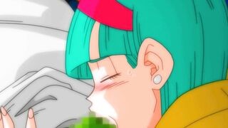 DRAGON BALL - BULMA GIVES PICCOLO A FELLATIO