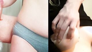 BEST TikTok/Snapchat style Compilation. Try not to Cum Split Screen