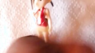 Cum Tribute into Lusty Momo Yaoyorozu figure - Cumshot