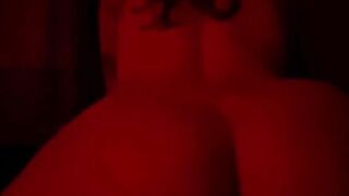 Late Night Red Light - Reverse Cowgirl & Cum Inside