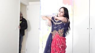 desi 18 yo Sali fuck by her Jija a day before