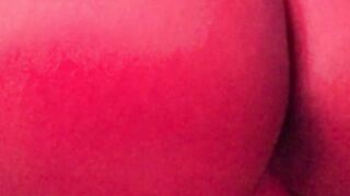 Pulsing and cum in the dark hair fiance's pussy