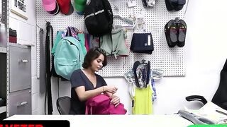 Shoplyfter - Short Hair Dark Haired Thief Nicole Aria Makes A