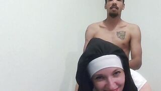 An 19 yo year mature nun is sodomized to remain a virgin