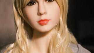 Blonde Sex Doll Small Teen with Big Boobs for a