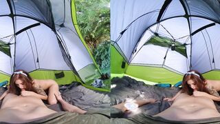 VR Conk Erotic Camping Sex With Redhead beauty Lumi Ray VR Porn