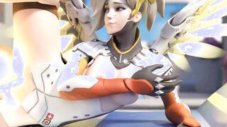 Overwatch Mercy 3 SFM & Blender 3D Hentai Porn Compilation