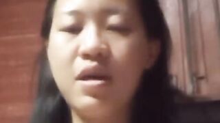 Chinese cunt with mouth alone at home 32