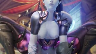 3D Compilation: Overwatch Mercy Widowmaker Tracer Sombra Uncensored Hentai