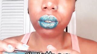 Chy Latte Watch Me Put Teal Lipstick on My Full