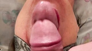 Stepmom asked me for fresh yummy semen oral sex .