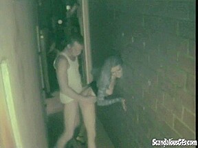 Lovers Licking and Fucking Twat at Back House Caught on camera