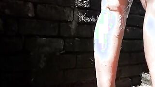 Young pakistani Cutie girls bathing sex video with white bikni set.